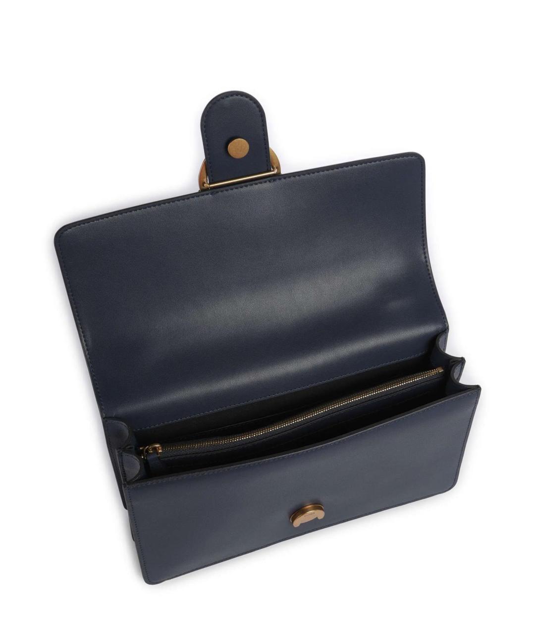 PINKO Синяя кожаная сумка через плечо, фото 3