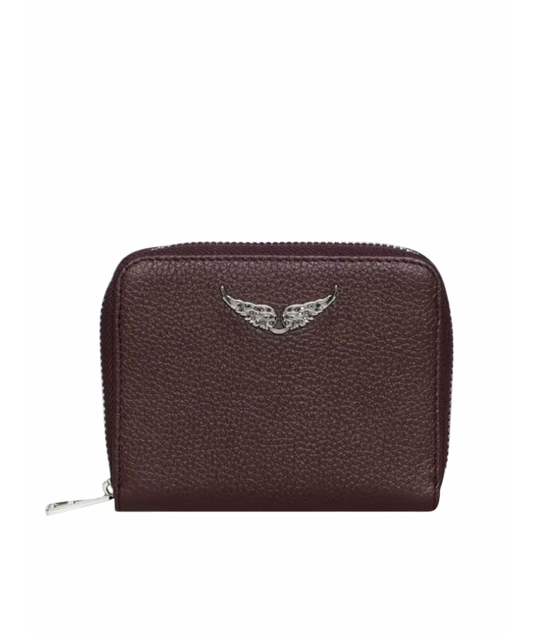 ZADIG & VOLTAIRE Коричневый кожаный кошелек, фото 1