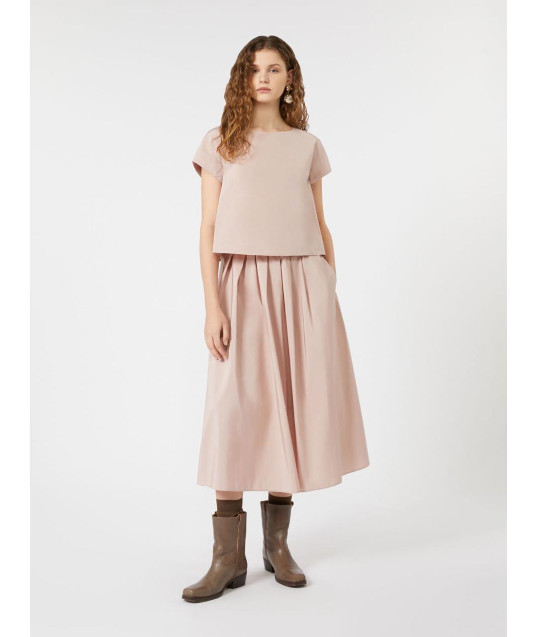 WEEKEND MAX MARA Розовая полиэстеровая блузы, фото 2