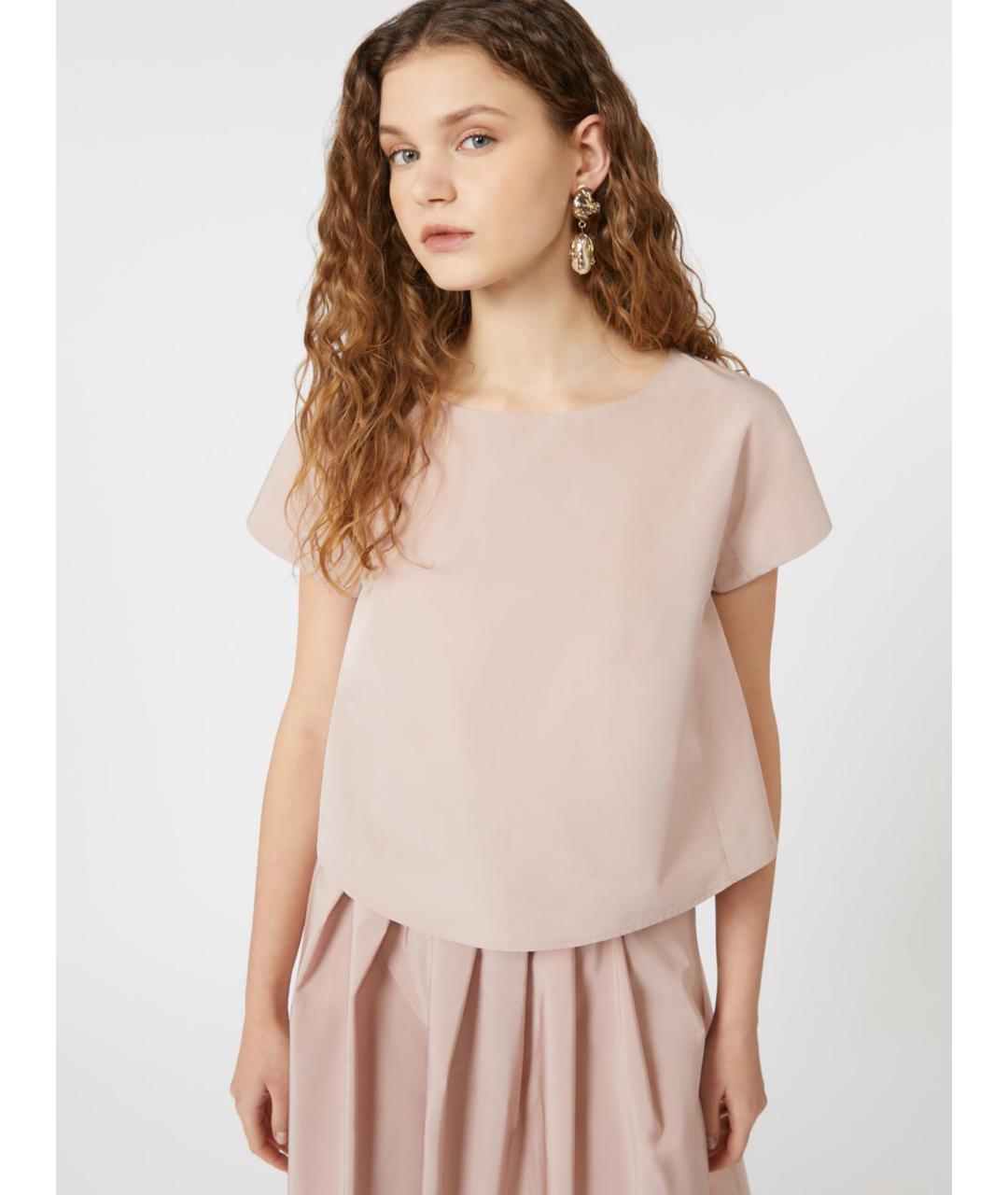 WEEKEND MAX MARA Розовая полиэстеровая блузы, фото 3