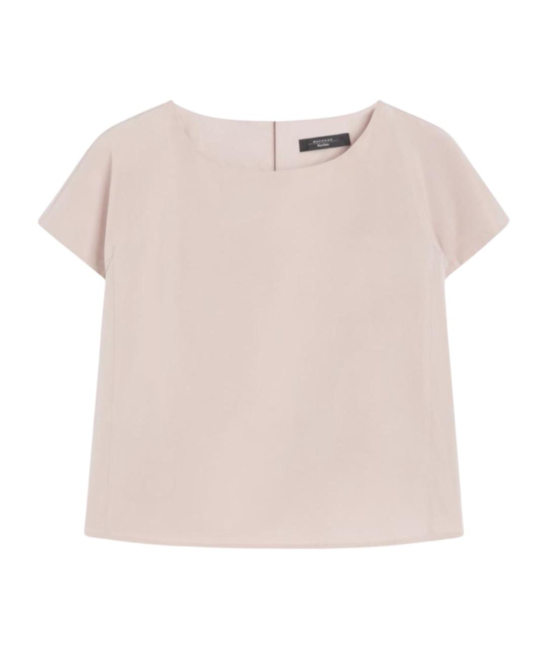 WEEKEND MAX MARA Розовая полиэстеровая блузы, фото 1