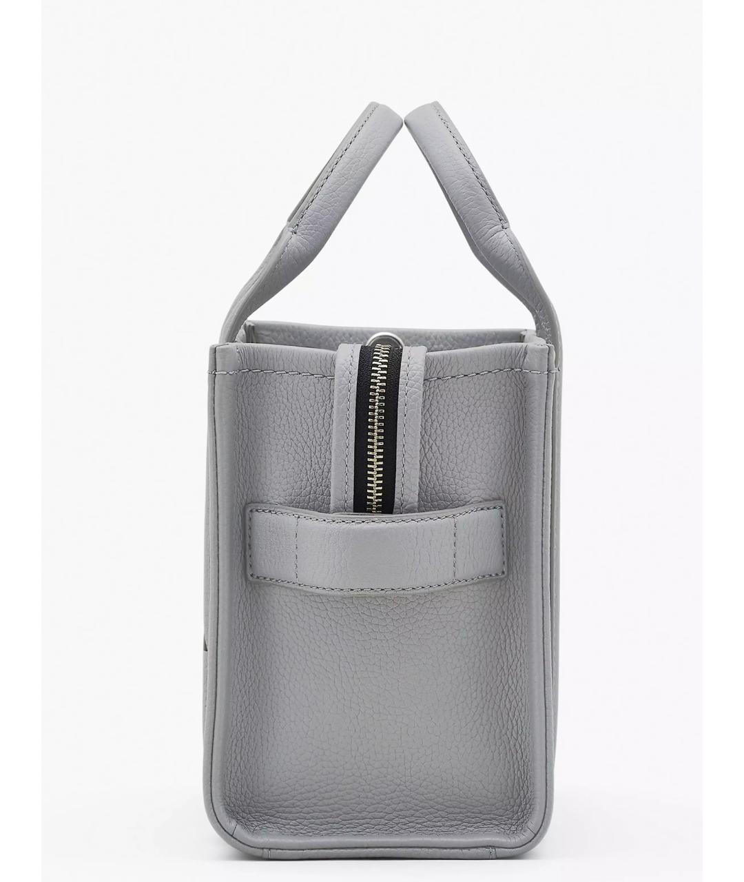 MARC JACOBS Серая кожаная сумка тоут, фото 5