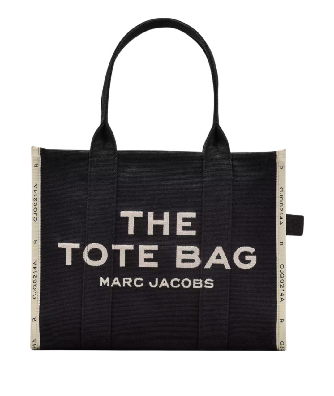 MARC JACOBS Черная хлопковая сумка тоут, фото 1