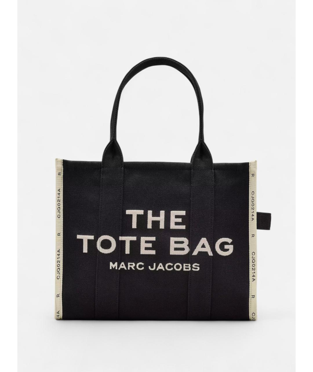 MARC JACOBS Черная хлопковая сумка тоут, фото 7