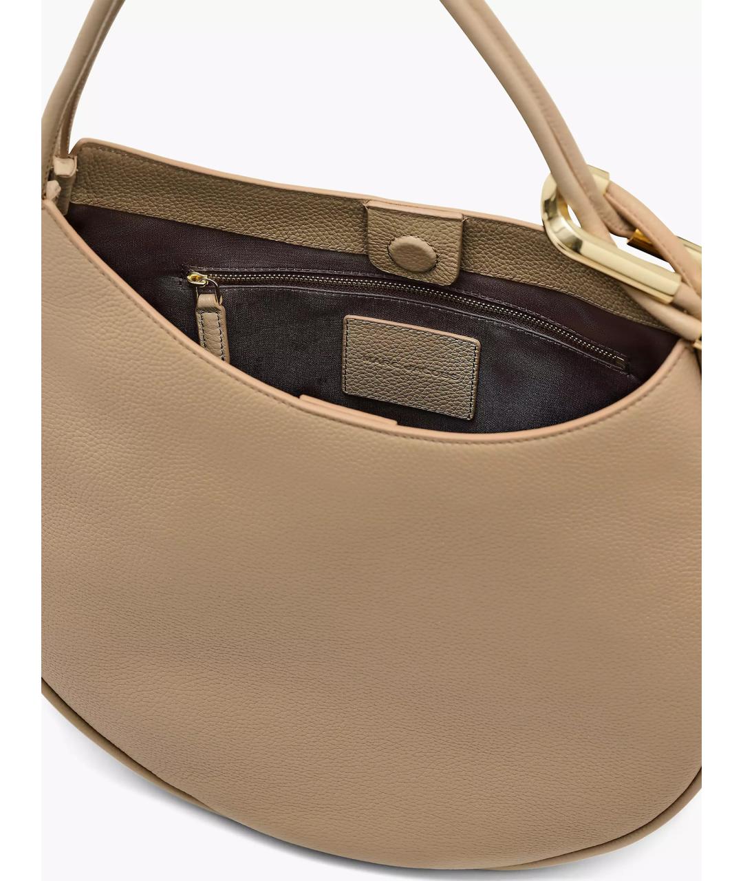 MARC JACOBS Бежевая кожаная сумка через плечо, фото 4