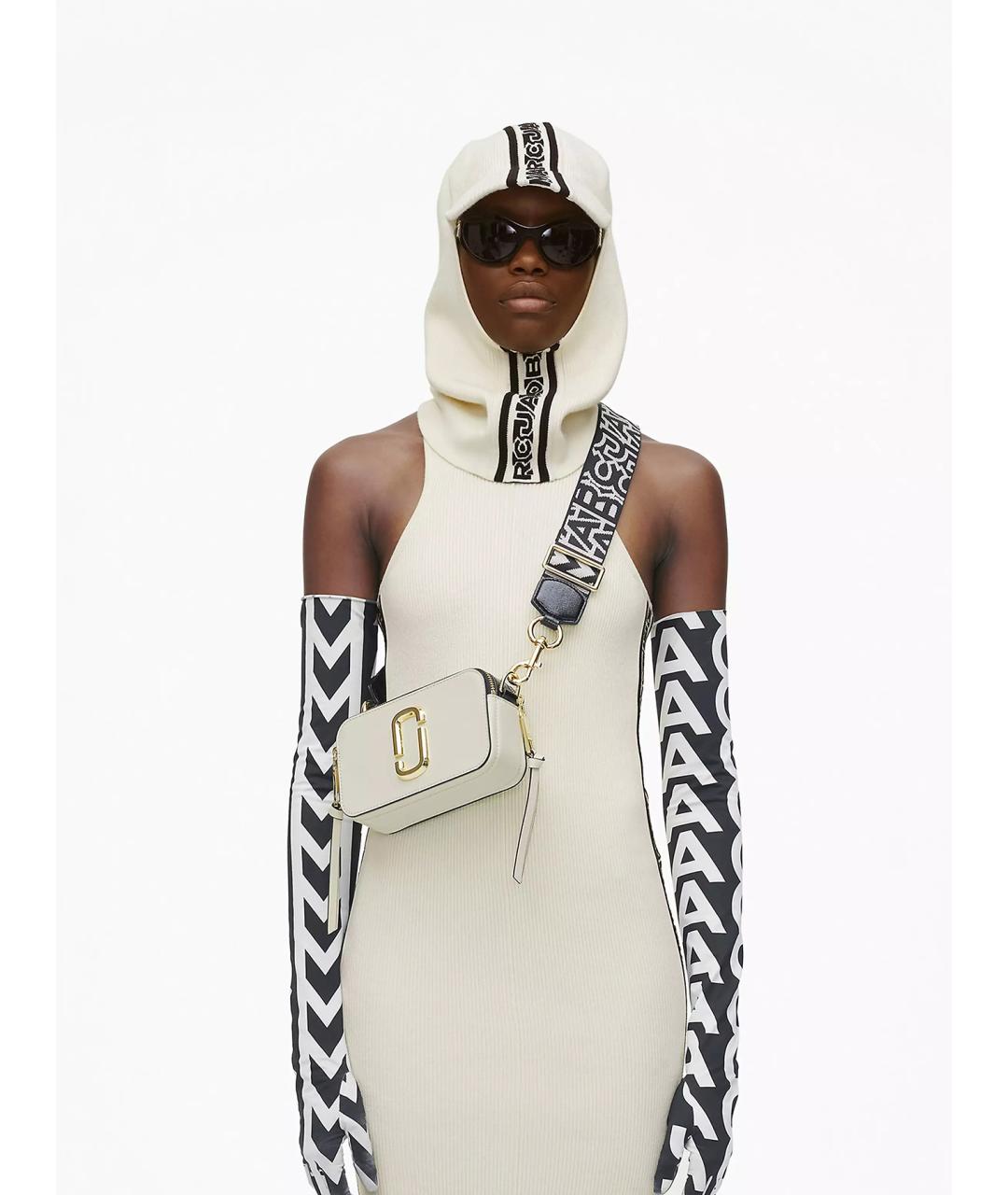 MARC JACOBS Бежевая кожаная сумка через плечо, фото 2