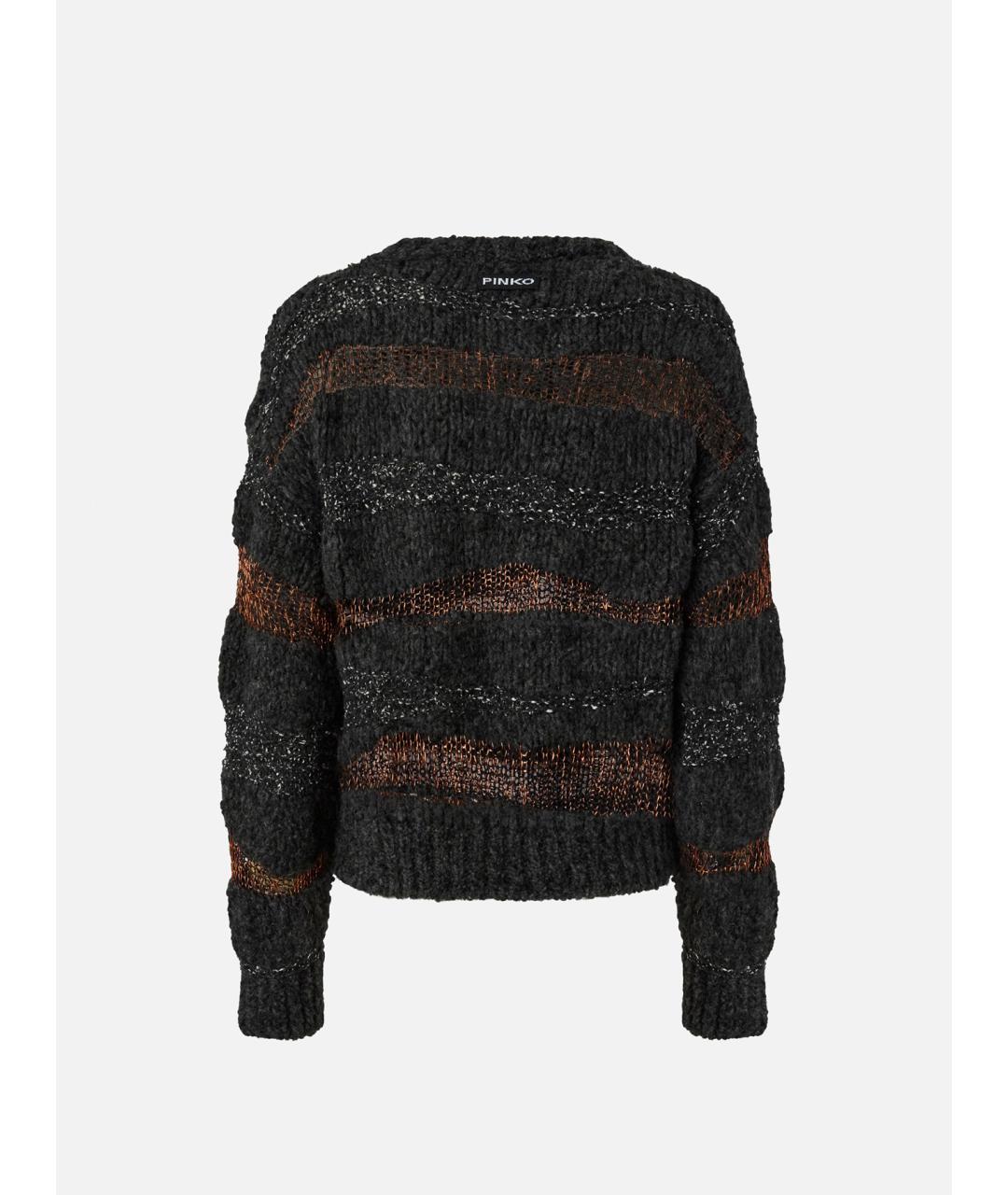 PINKO Серый шерстяной джемпер / свитер, фото 6