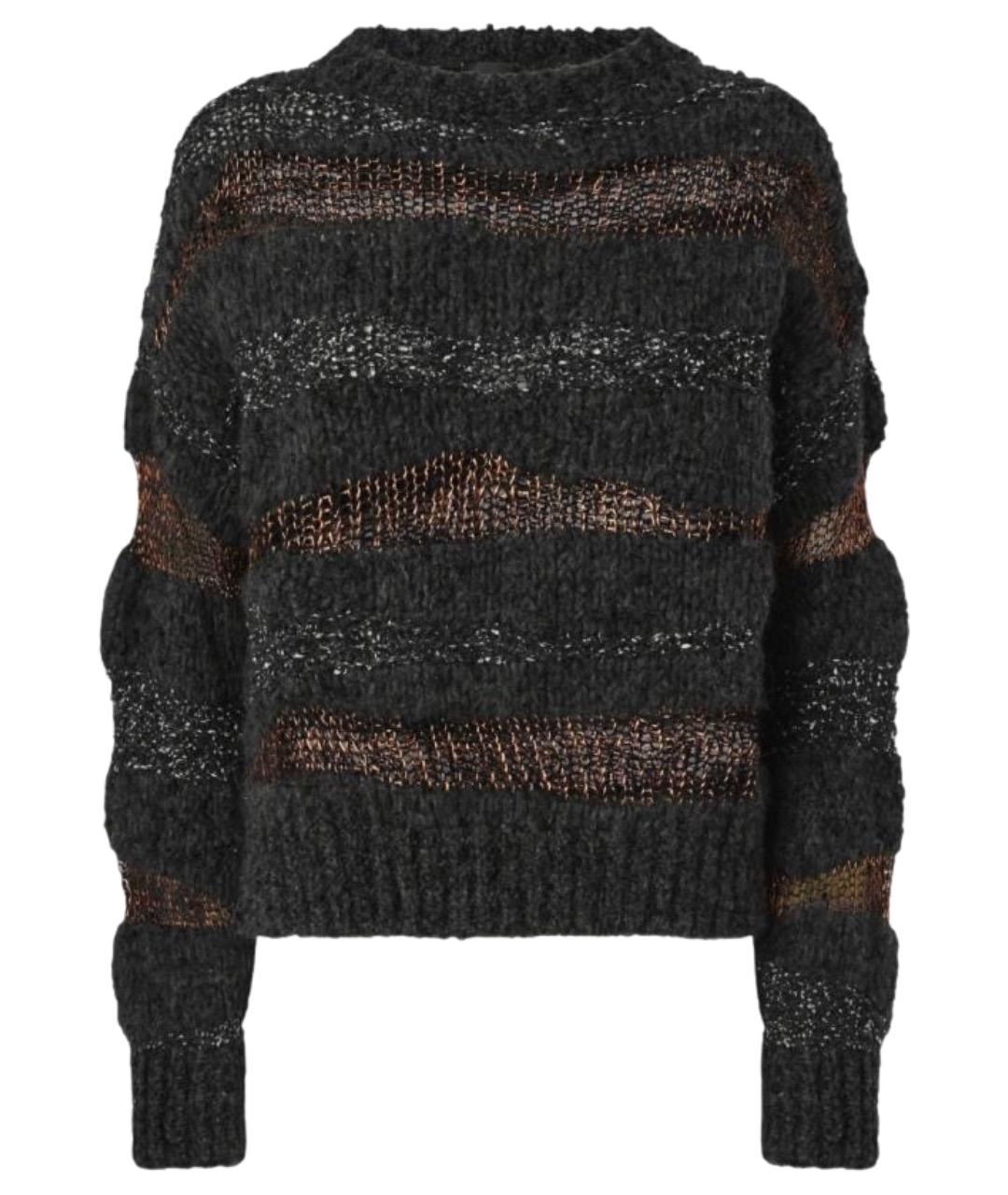 PINKO Серый шерстяной джемпер / свитер, фото 1