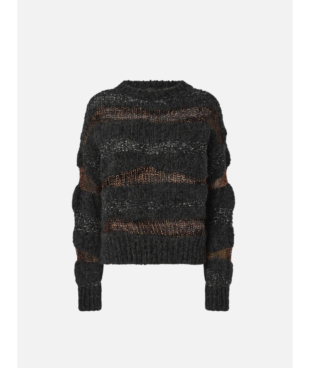 PINKO Серый шерстяной джемпер / свитер, фото 7