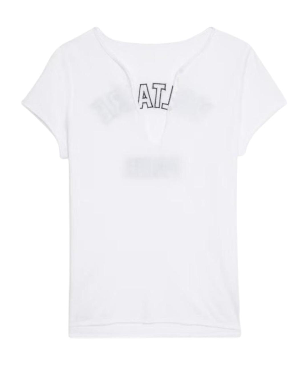 ZADIG & VOLTAIRE Белая хлопковая футболка, фото 1