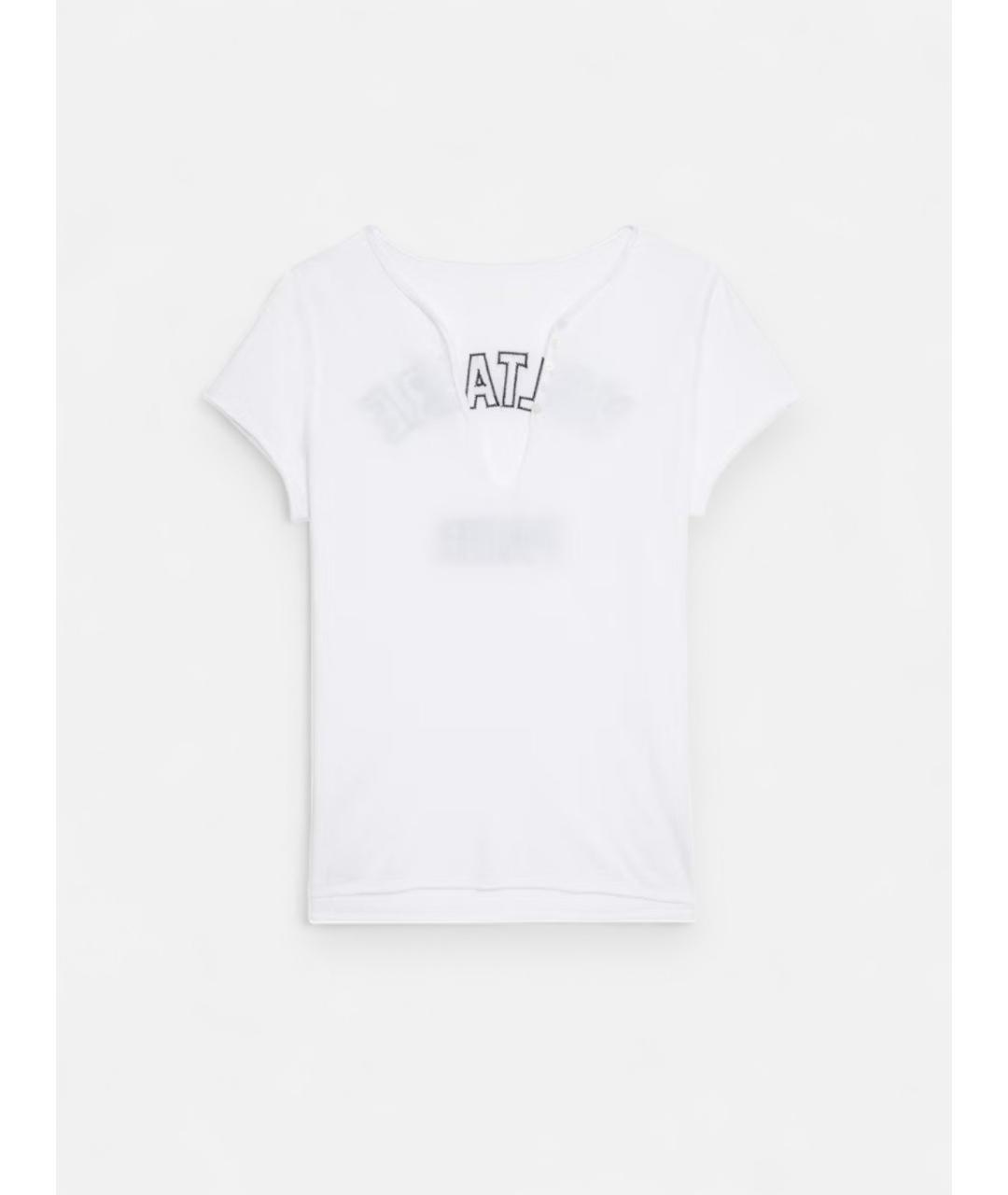 ZADIG & VOLTAIRE Белая хлопковая футболка, фото 8
