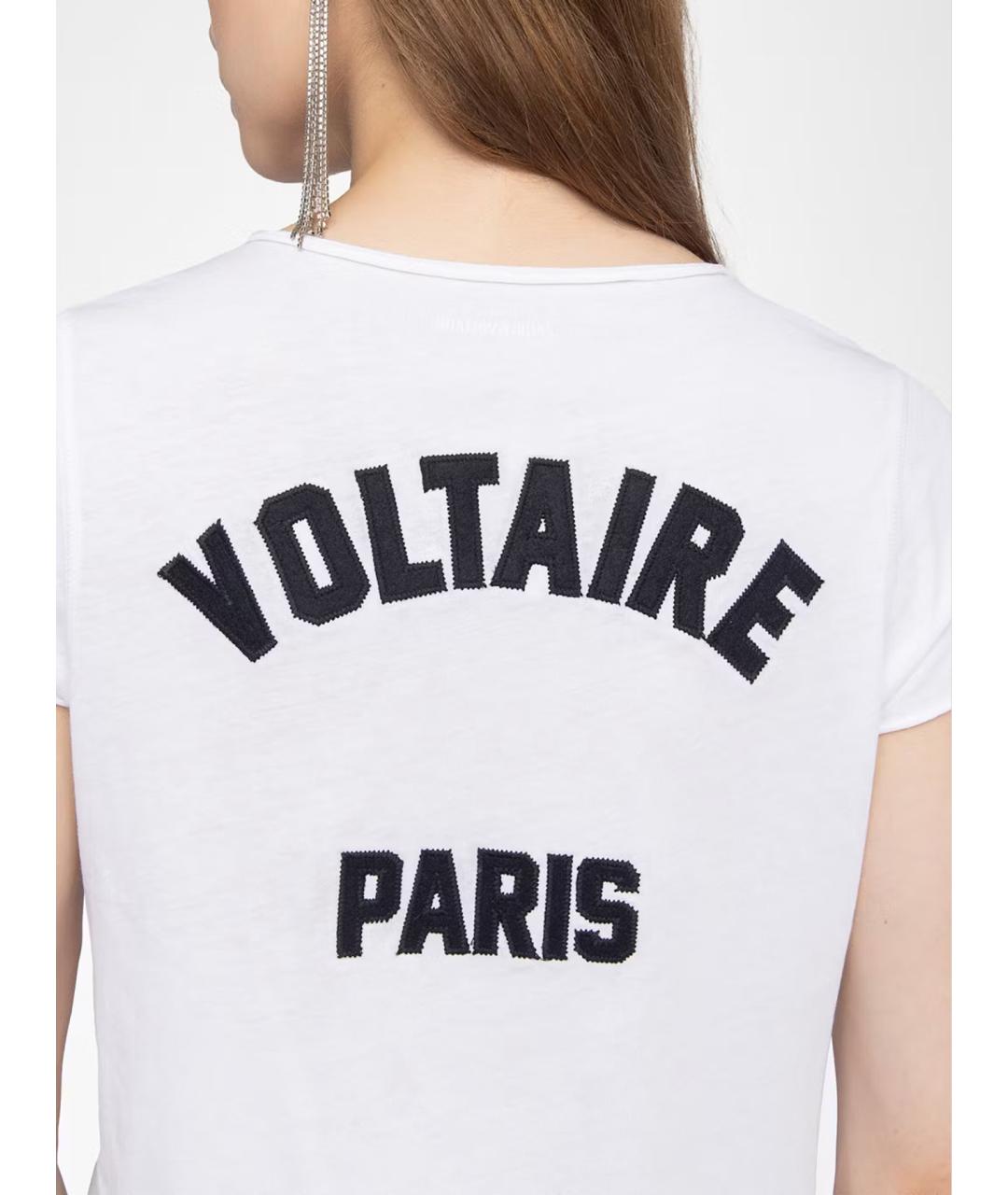 ZADIG & VOLTAIRE Белая хлопковая футболка, фото 6