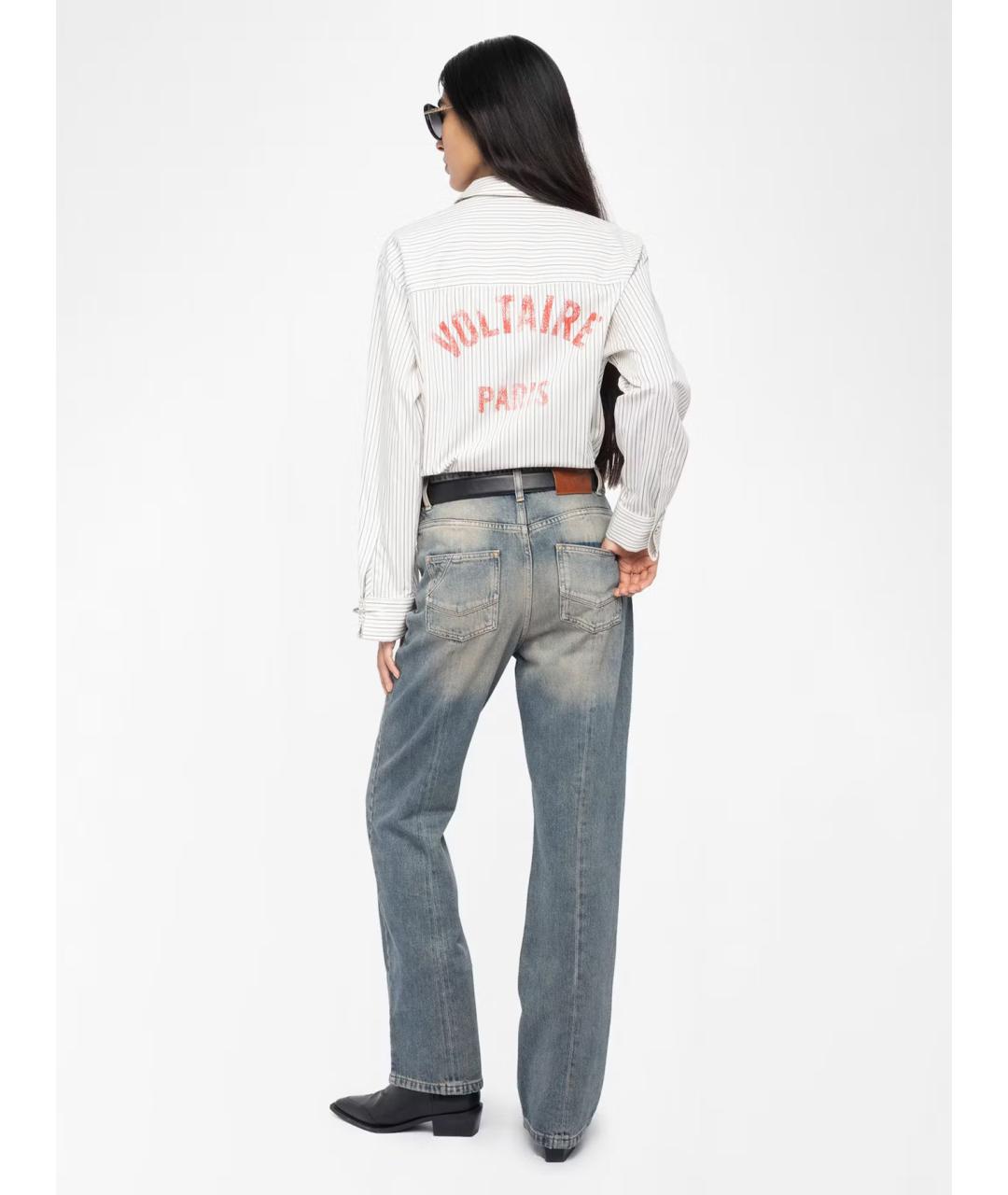 ZADIG & VOLTAIRE Белая хлопковая рубашка, фото 4