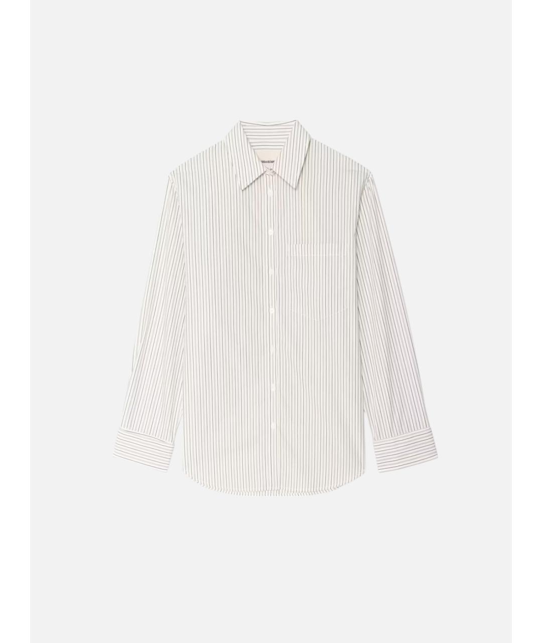 ZADIG & VOLTAIRE Белая хлопковая рубашка, фото 10