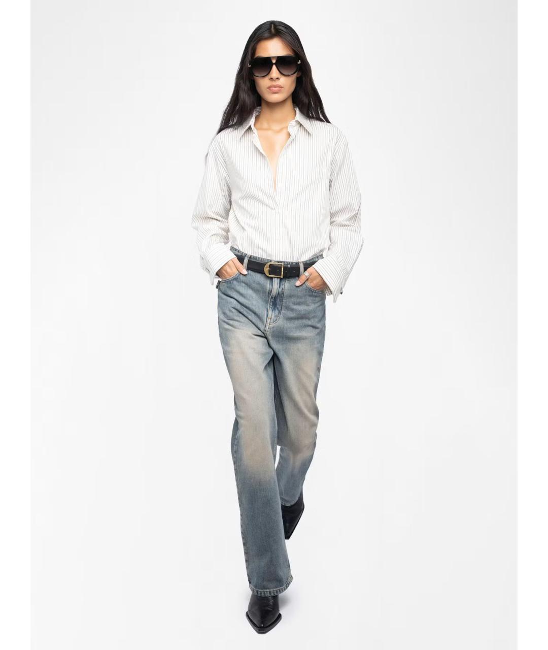 ZADIG & VOLTAIRE Белая хлопковая рубашка, фото 5