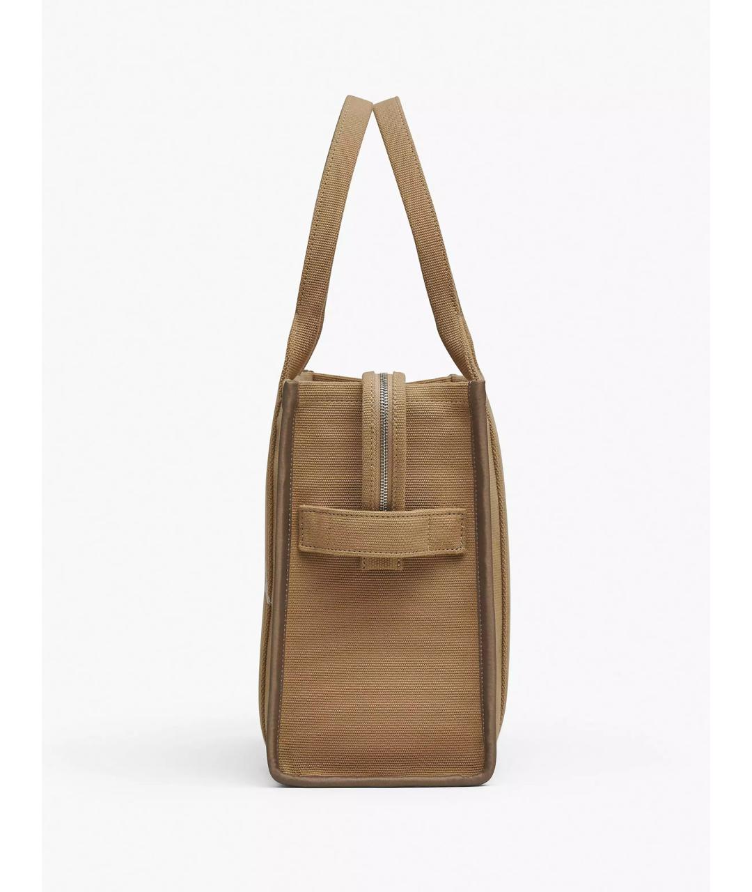 MARC JACOBS Бежевая тканевая сумка тоут, фото 5