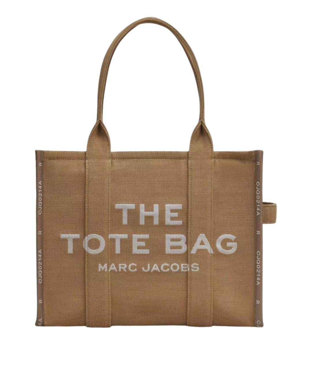 MARC JACOBS Бежевая тканевая сумка тоут, фото 1