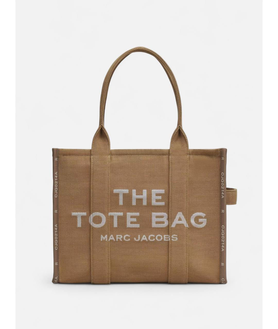 MARC JACOBS Бежевая тканевая сумка тоут, фото 8