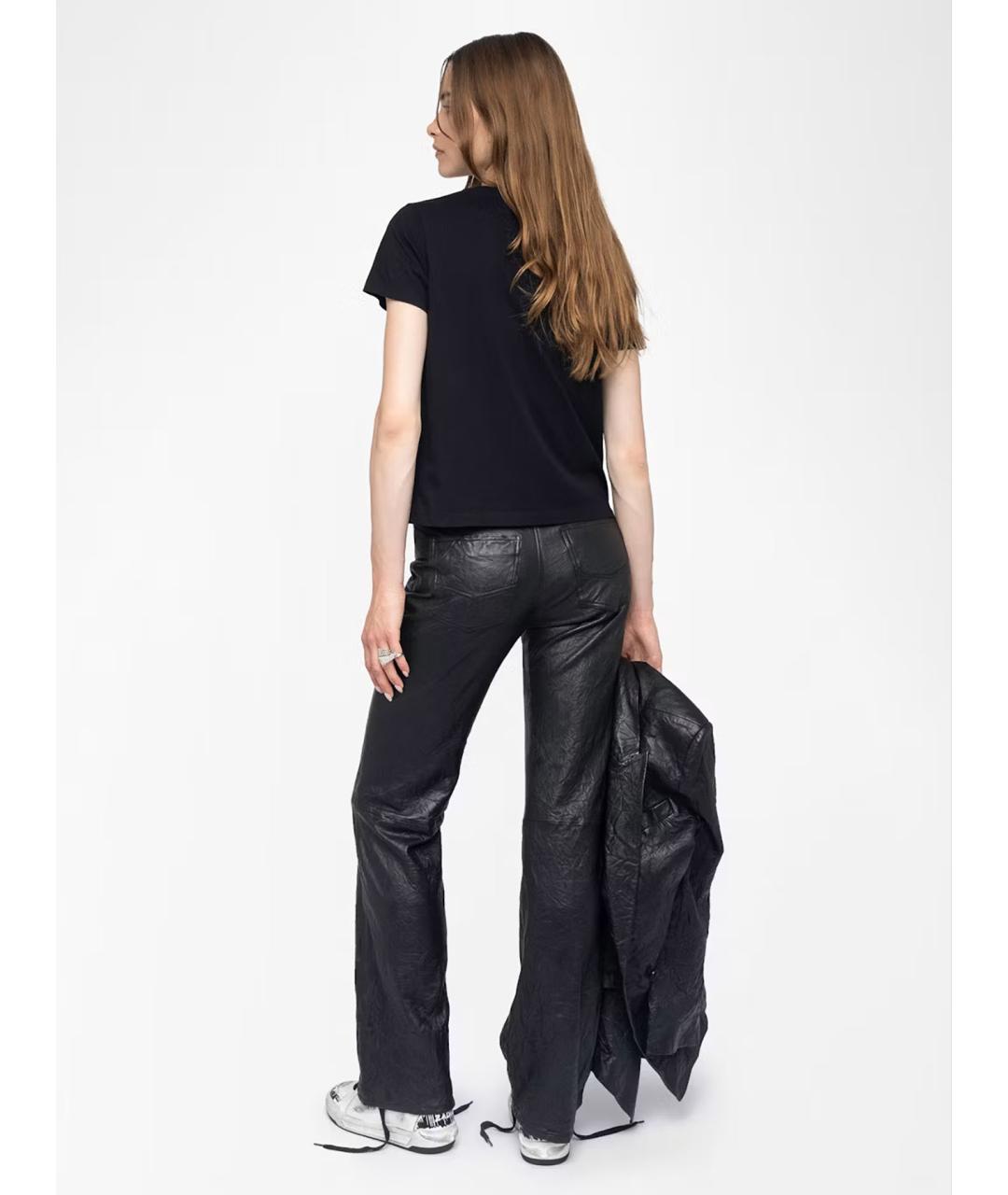 ZADIG & VOLTAIRE Черная хлопковая футболка, фото 3