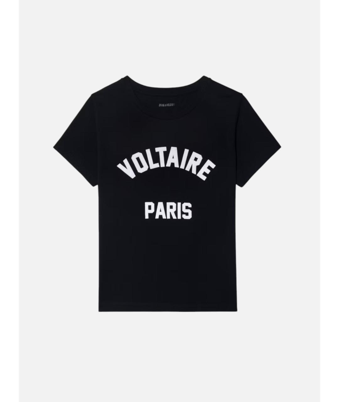 ZADIG & VOLTAIRE Черная хлопковая футболка, фото 7