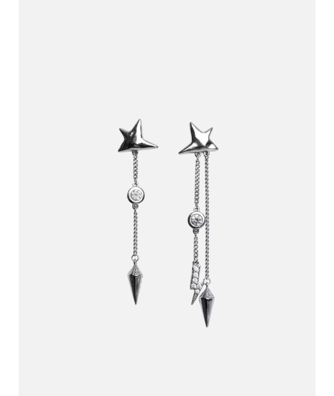 ZADIG & VOLTAIRE Серебряные латунные серьги, фото 4