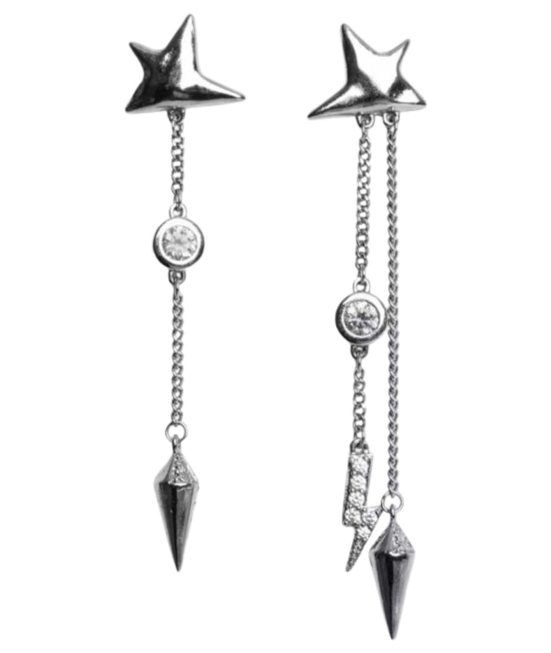 ZADIG & VOLTAIRE Серебряные латунные серьги, фото 1