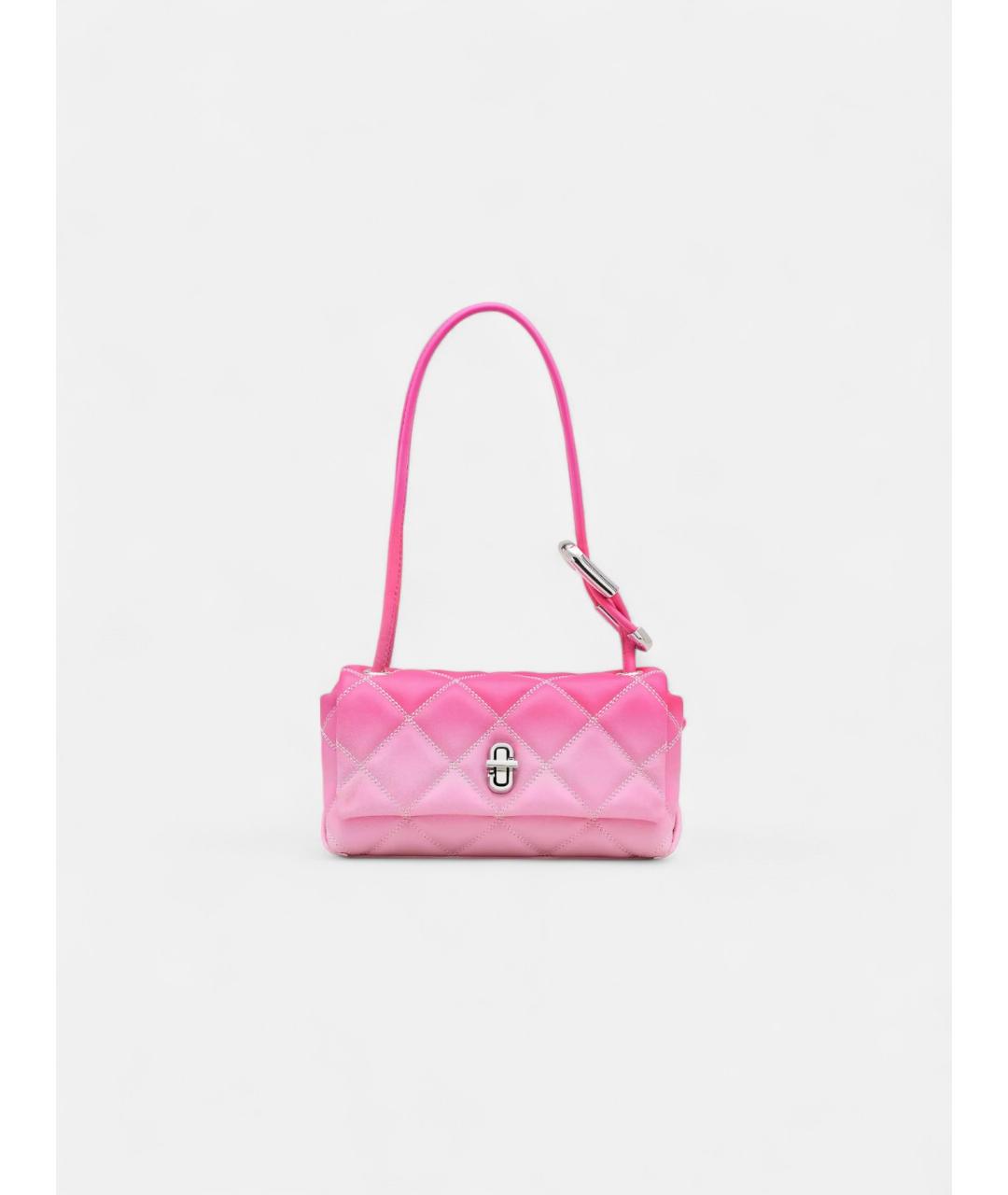 MARC JACOBS Розовая кожаная сумка через плечо, фото 7