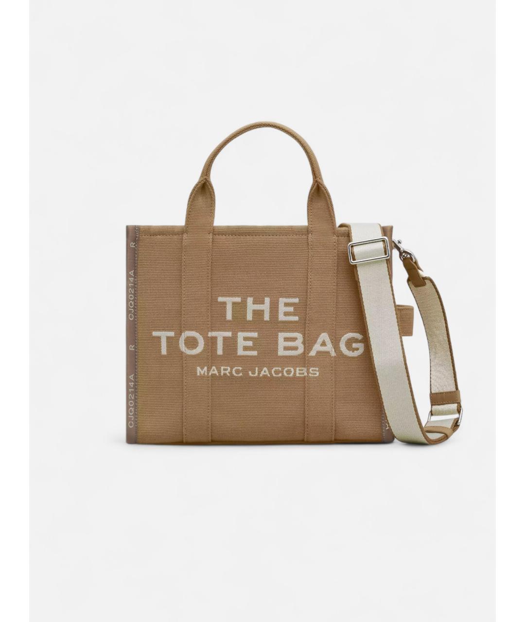 MARC JACOBS Бежевая хлопковая сумка тоут, фото 9
