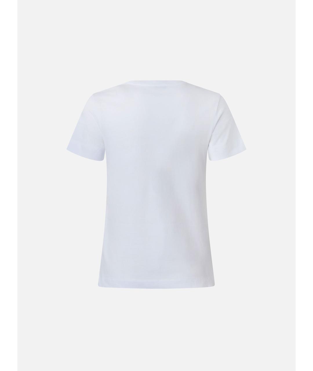 PINKO Белая хлопковая футболка, фото 2