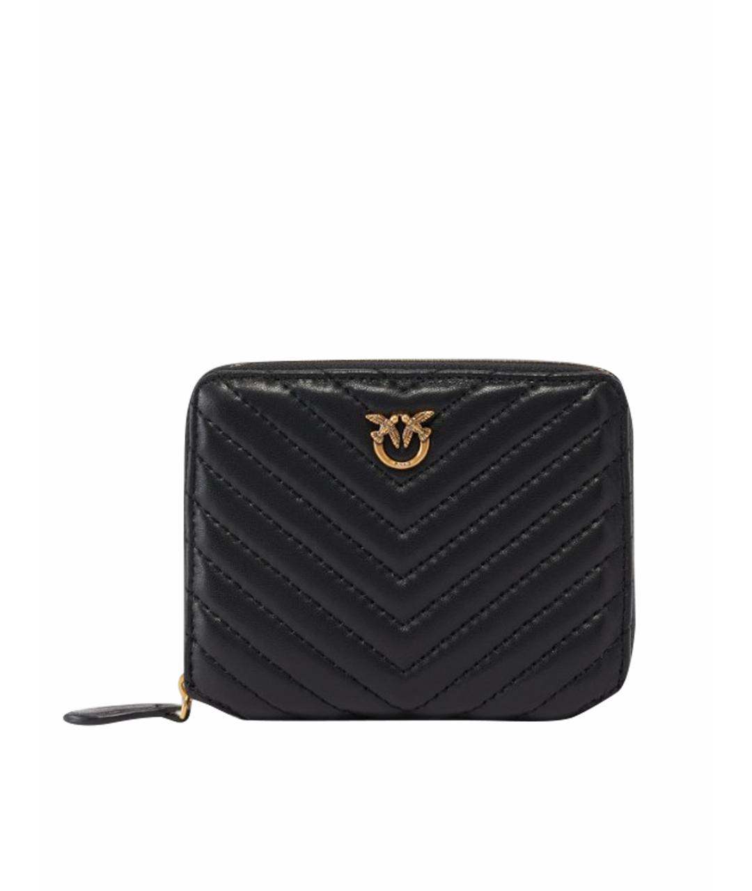 PINKO Черный кожаный кошелек, фото 1