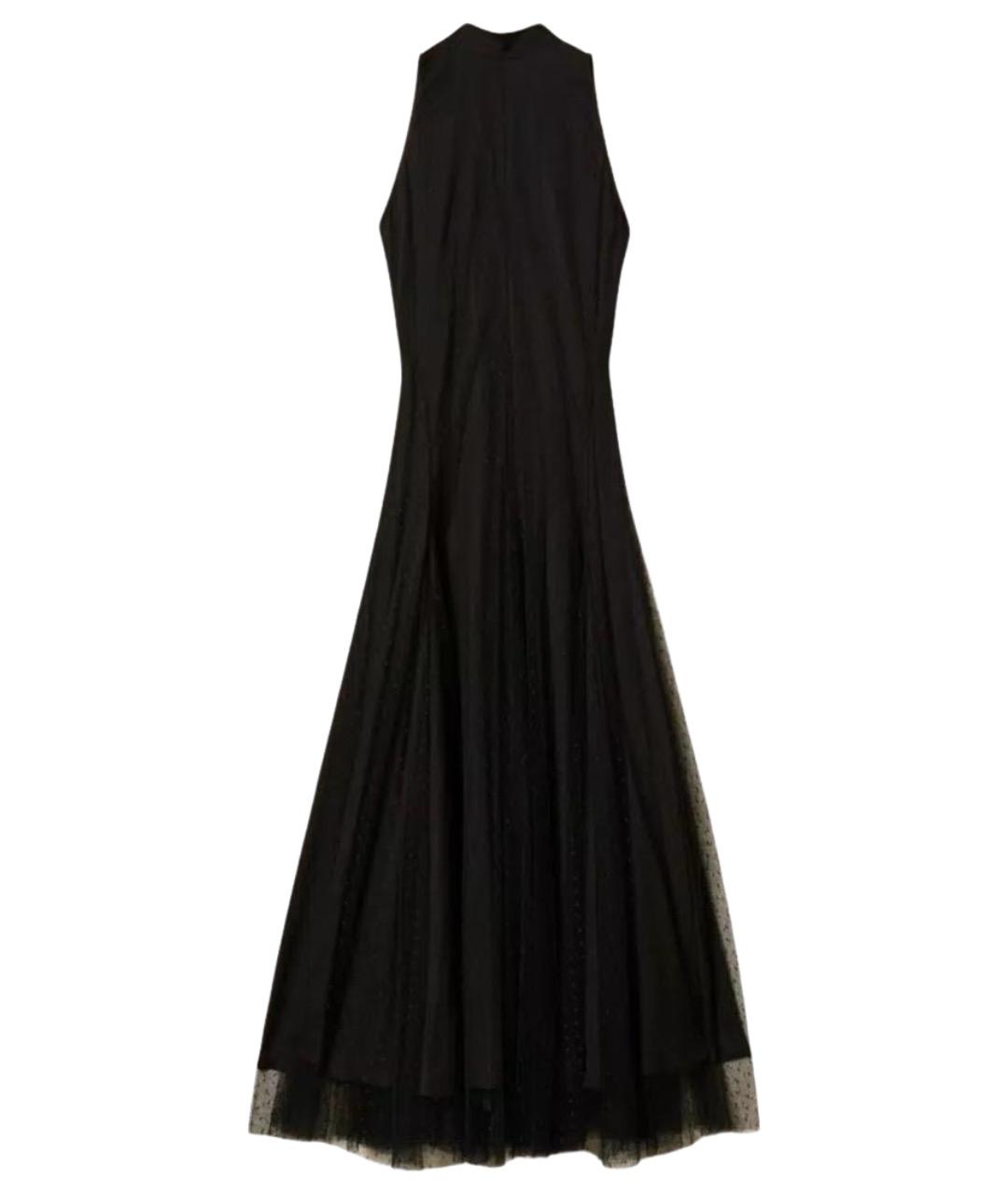 TWIN-SET Черное полиэстеровое коктейльное платье, фото 1