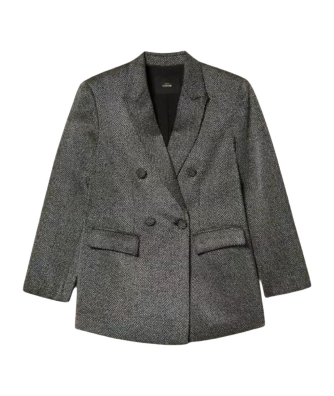TWIN-SET Серый жакет/пиджак, фото 1