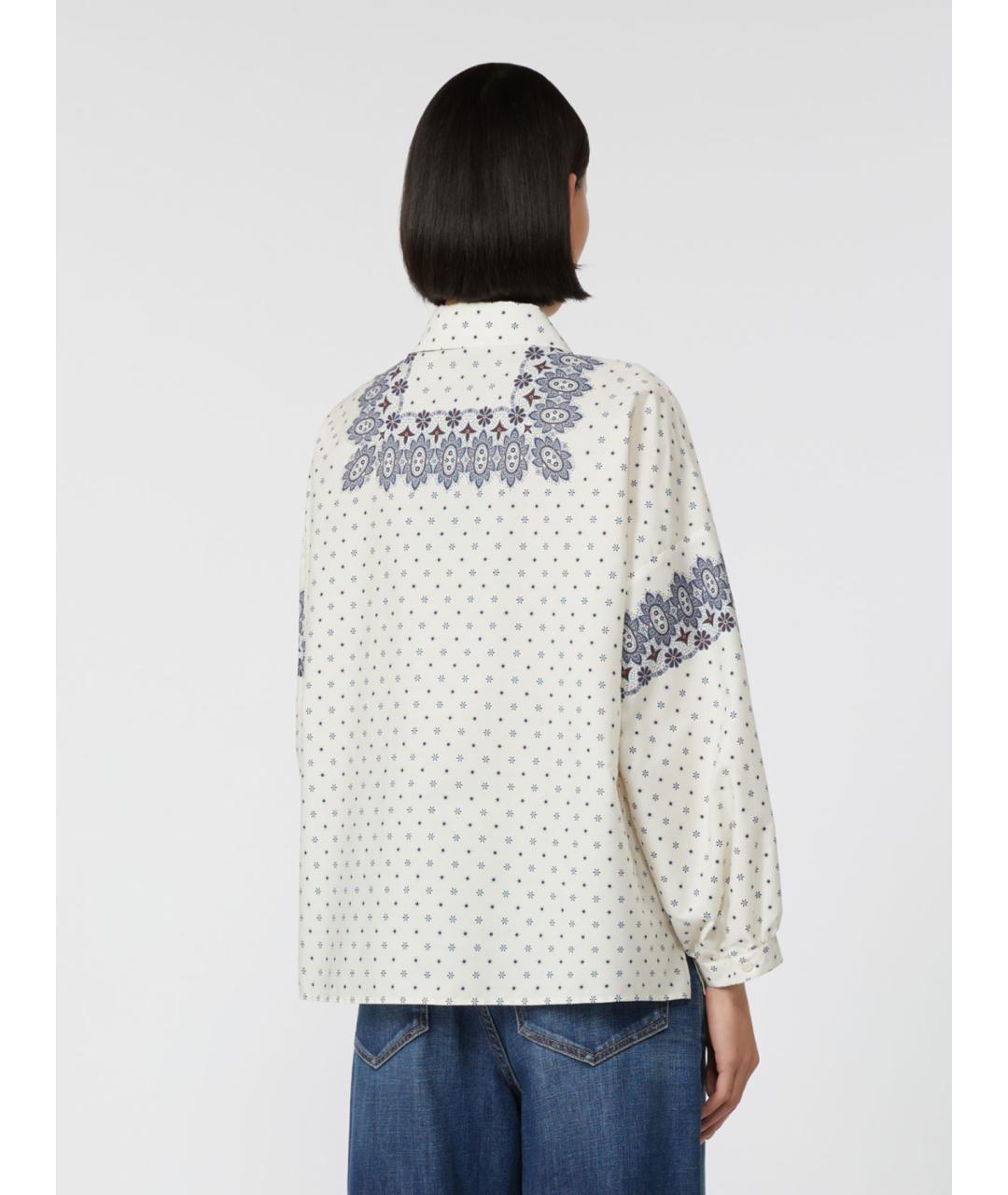 WEEKEND MAX MARA Мульти хлопковая рубашка, фото 3