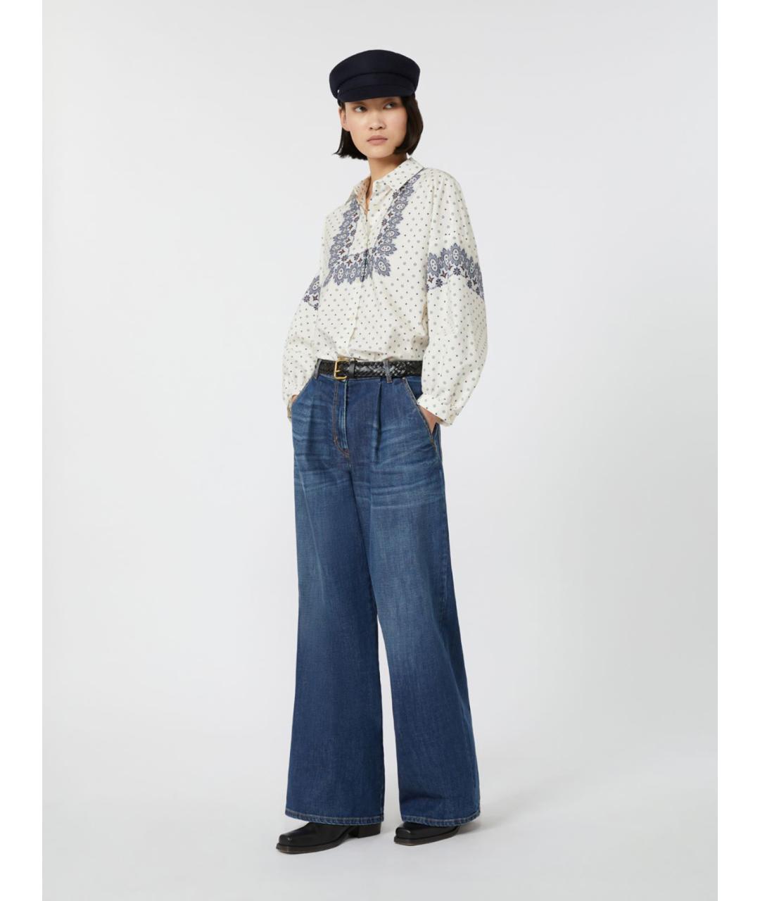 WEEKEND MAX MARA Мульти хлопковая рубашка, фото 2