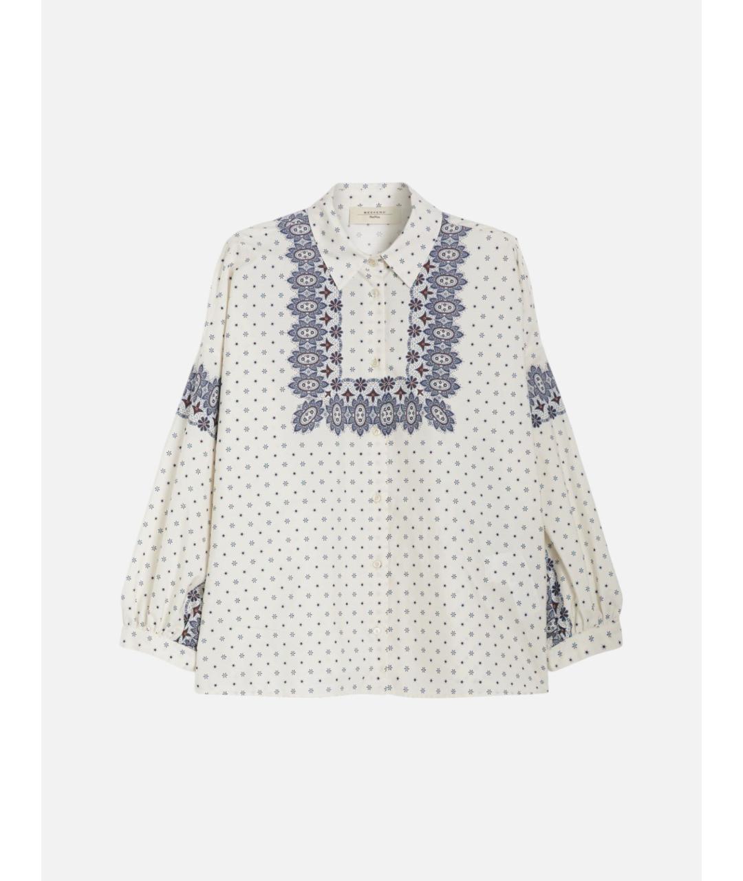 WEEKEND MAX MARA Мульти хлопковая рубашка, фото 6