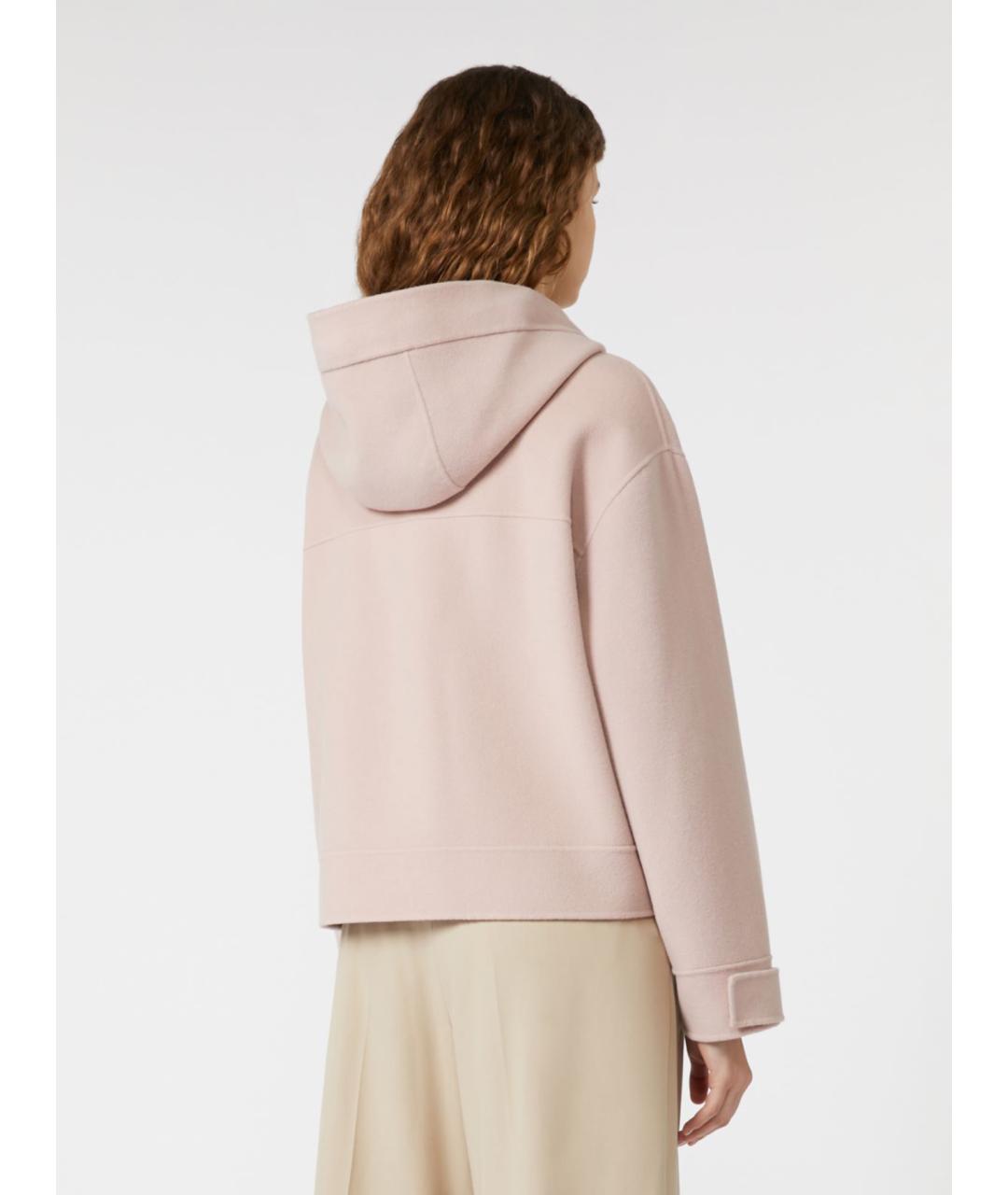 WEEKEND MAX MARA Розовая шерстяная куртка, фото 4