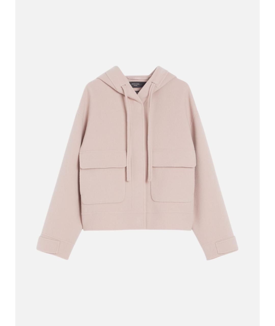 WEEKEND MAX MARA Розовая шерстяная куртка, фото 1