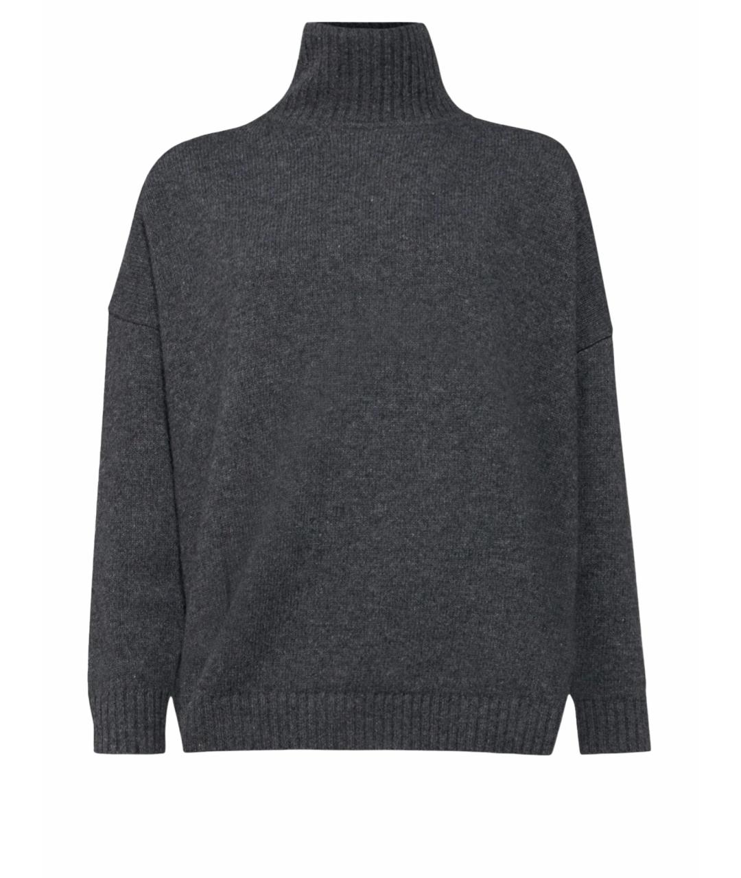 WEEKEND MAX MARA Антрацитовый шерстяной джемпер / свитер, фото 1