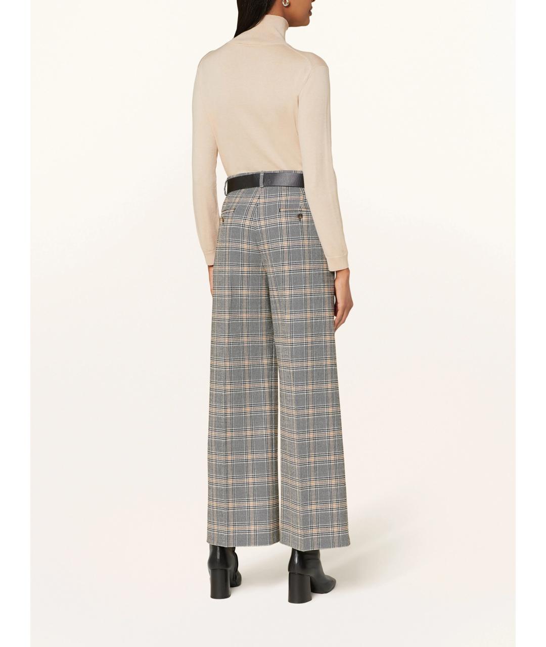 WEEKEND MAX MARA Бежевая шелковая водолазка, фото 3