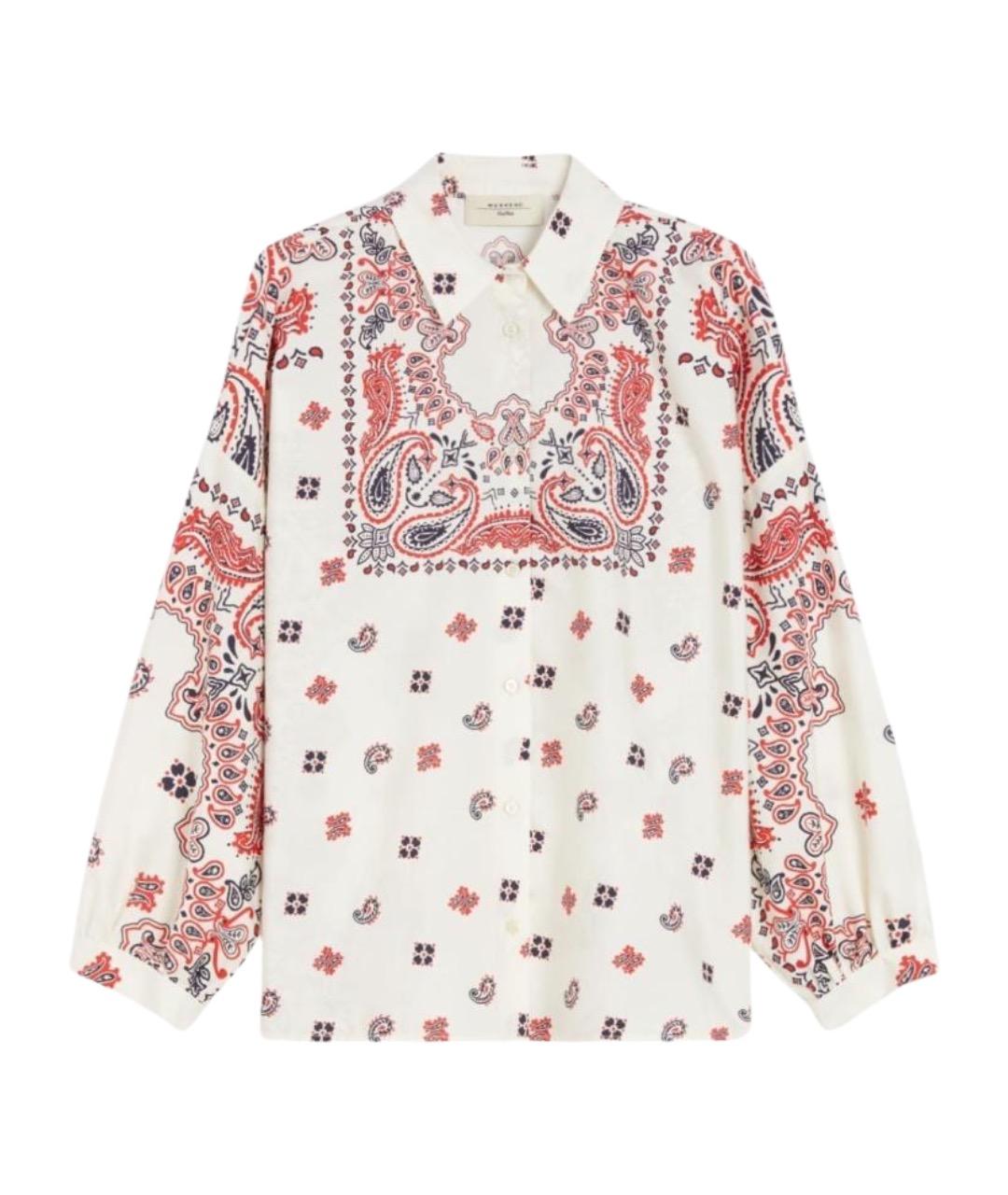 WEEKEND MAX MARA Мульти хлопковая рубашка, фото 1