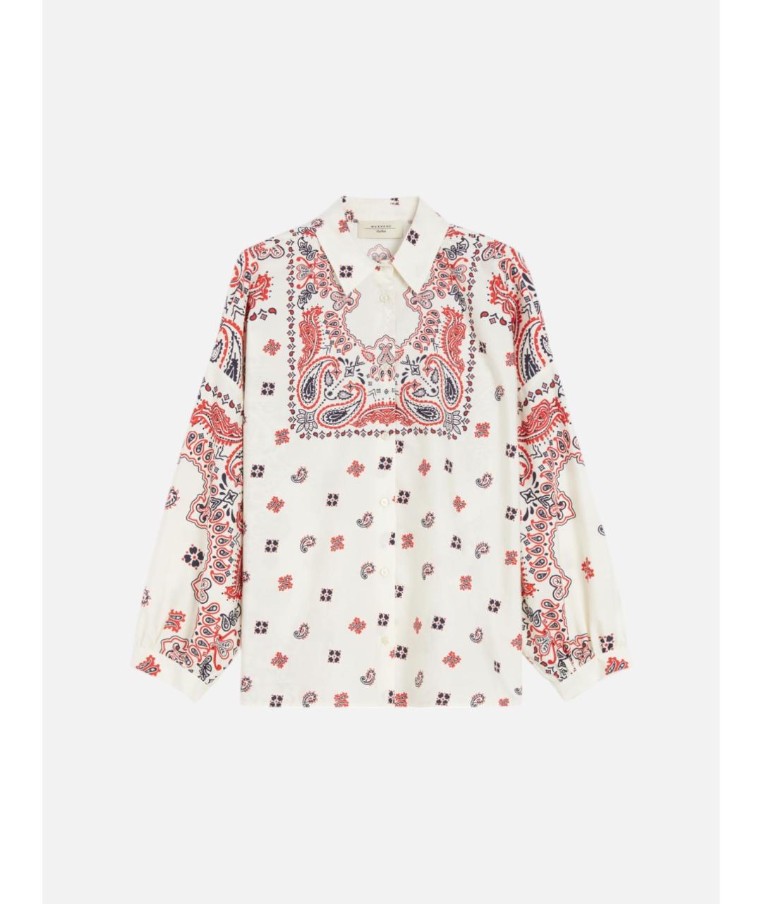 WEEKEND MAX MARA Мульти хлопковая рубашка, фото 6