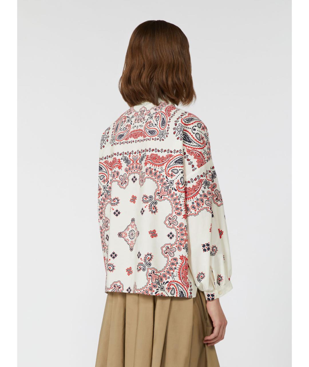 WEEKEND MAX MARA Мульти хлопковая рубашка, фото 4
