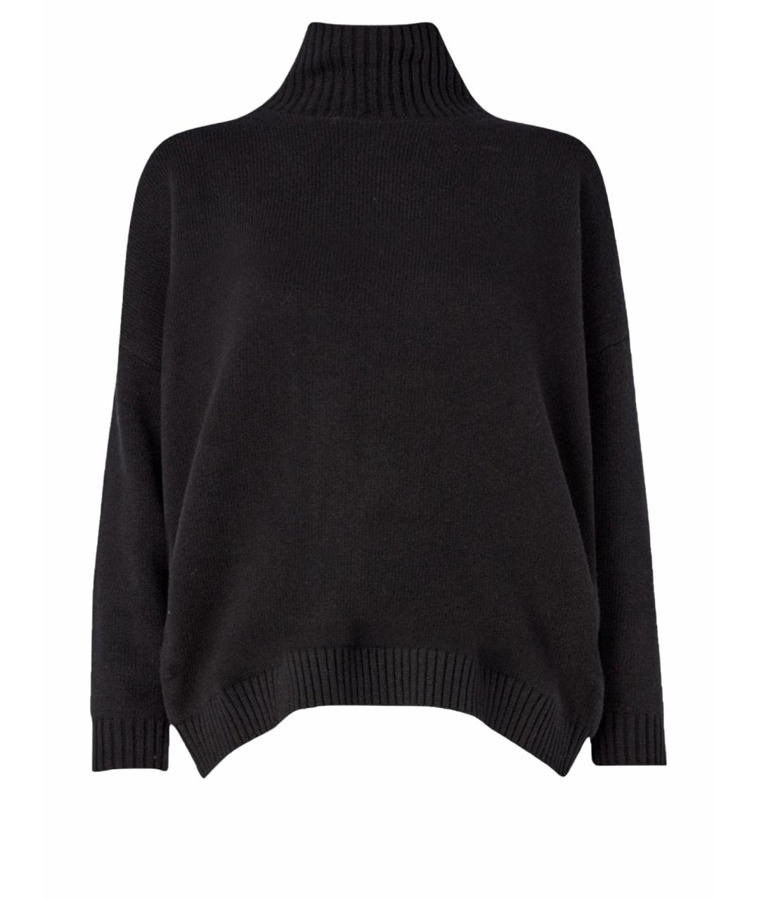 WEEKEND MAX MARA Черный шерстяной джемпер / свитер, фото 1