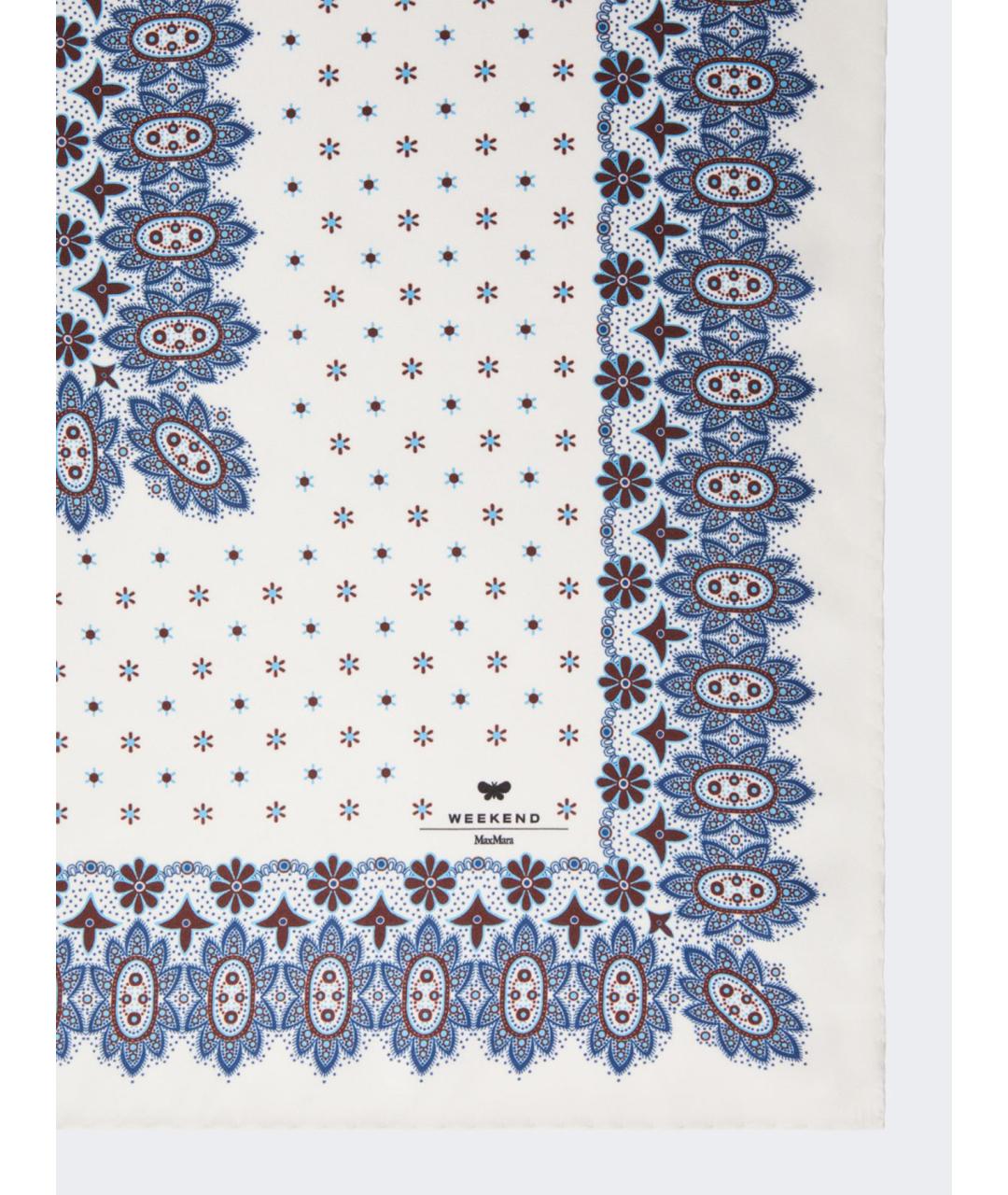 WEEKEND MAX MARA Мульти шелковый шарф, фото 2