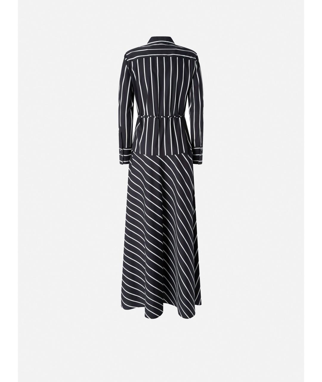 PINKO Черное хлопковое повседневное платье, фото 6