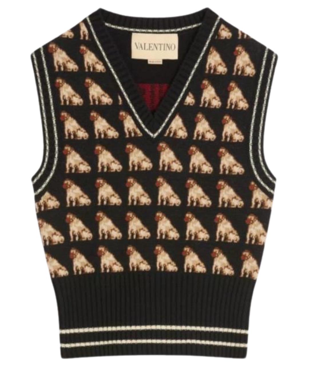 VALENTINO Мульти шерстяная жилетка, фото 1