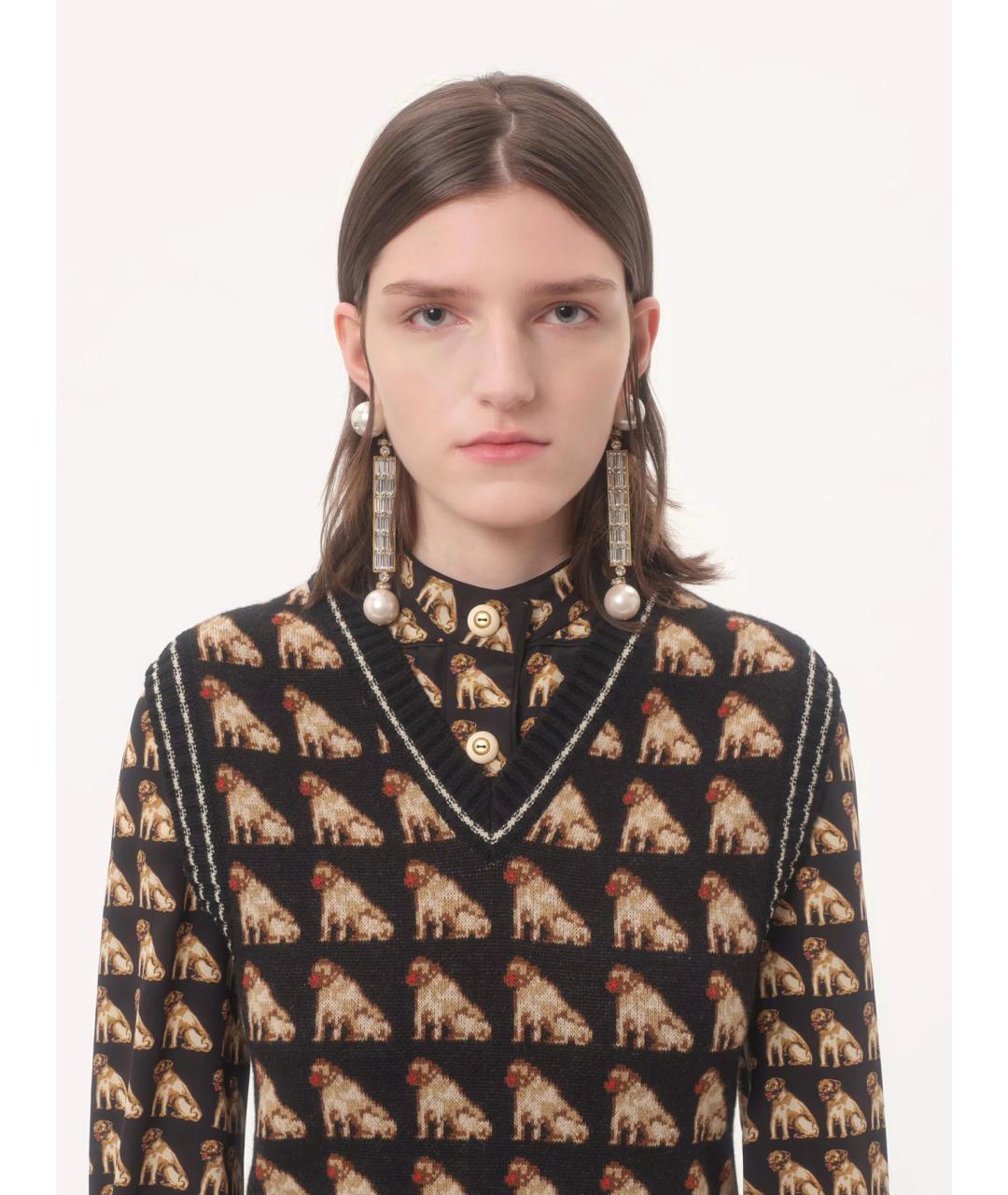 VALENTINO Мульти шерстяная жилетка, фото 2