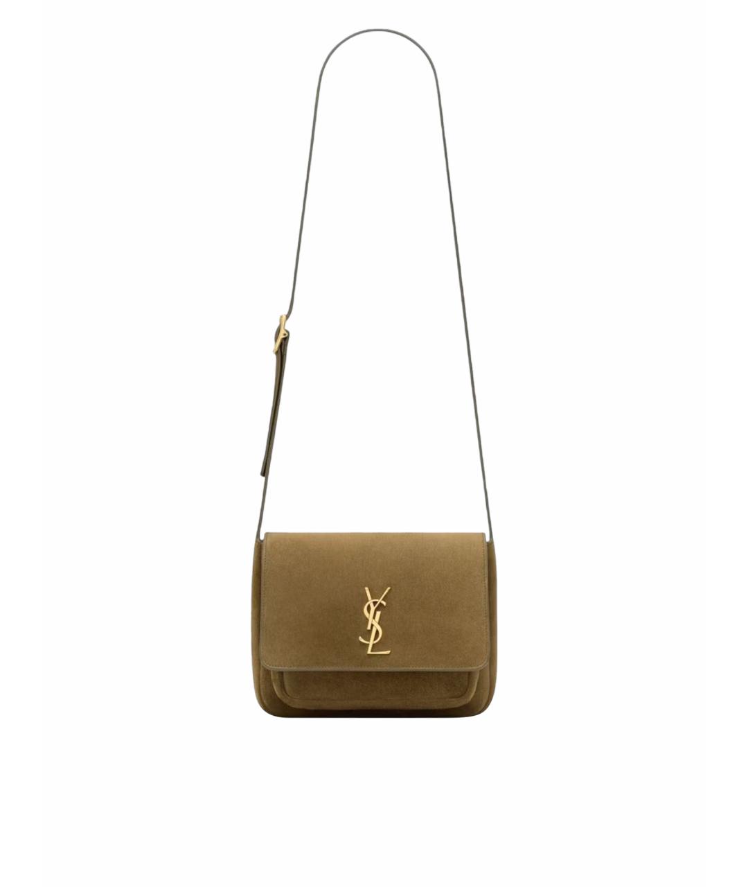 SAINT LAURENT Кожаная сумка через плечо, фото 1