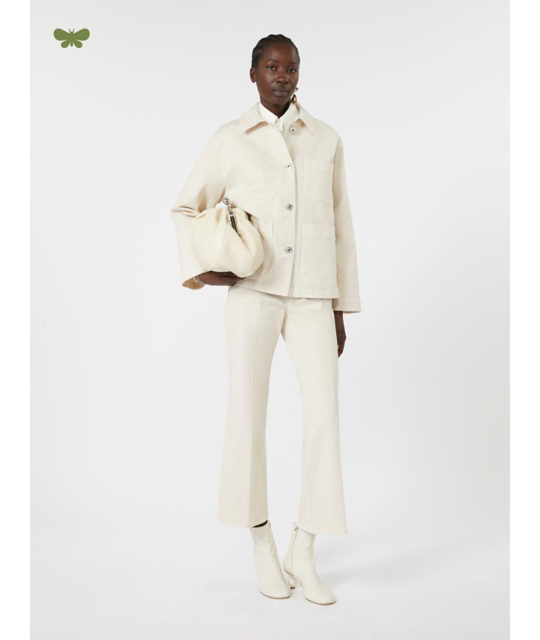 WEEKEND MAX MARA Хлопковые прямые брюки, фото 2