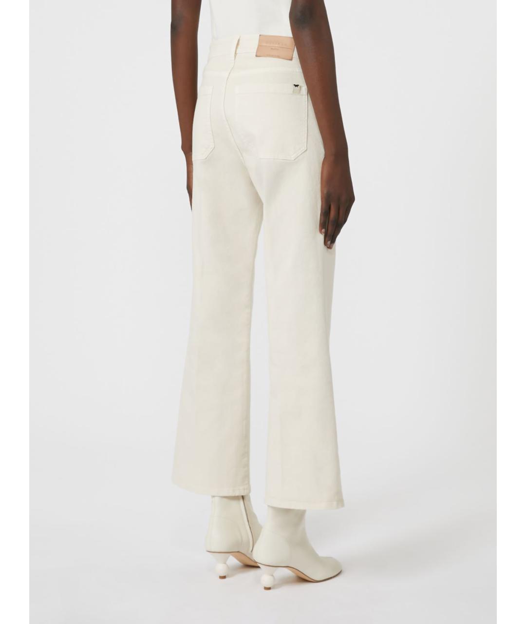 WEEKEND MAX MARA Хлопковые прямые брюки, фото 3